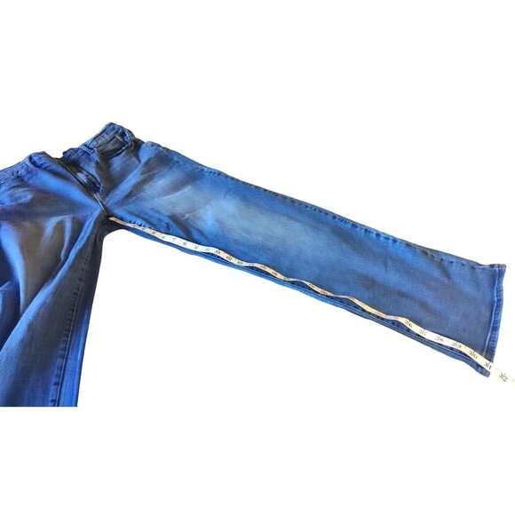 Judy Blue Women's High-Rise Wide-Leg Distressed Denim Jeans Size 32 Cotton Blend - Picture 9 of 12